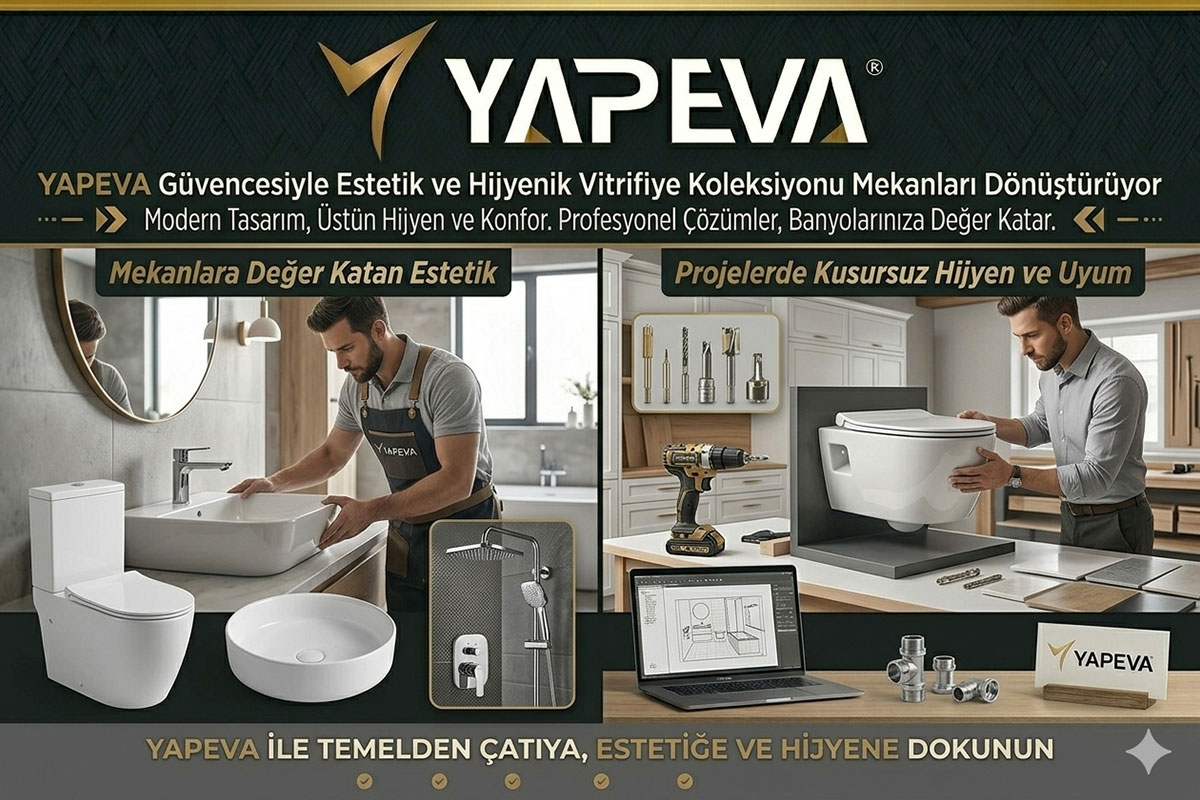 Banyonuzda Hijyen ve Estetiğin Buluşma Noktası Yapeva Vitrifiye Koleksiyonu